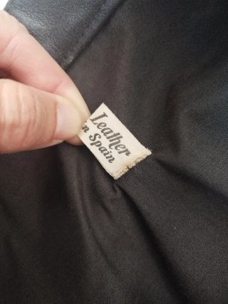 Chaqueta Piel Negra Fabricación Española