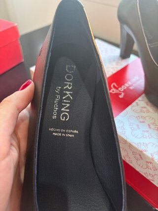 Zapatos de salón Dorking by Fluchos T37 Negros