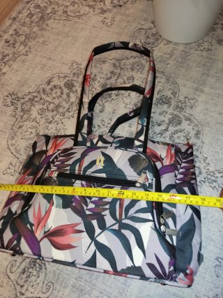Bolso de portátil con estampado floral