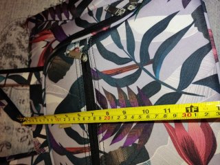 Bolso de portátil con estampado floral