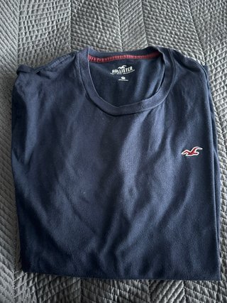 Camiseta Hollister Azul Talla M