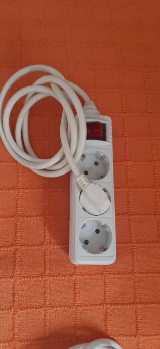 Regleta 3 enchufes con interruptor