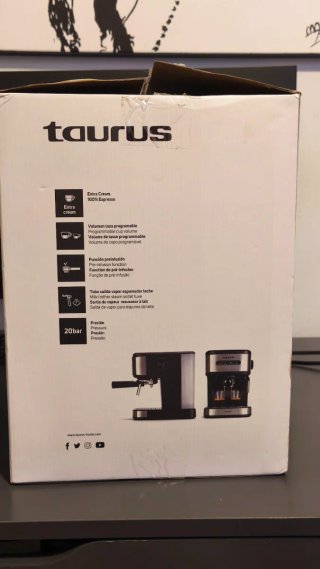 Cafetera Espresso Taurus Mercucio 20 Bar NUEVA