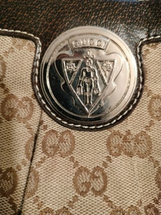 Borsa Gucci Vintage Beige/Marrone