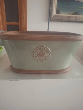 Macetero de cerámica y terracota