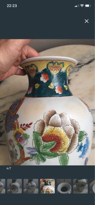 Vaso di ceramica vintage