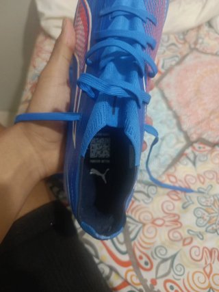 Botas de fútbol Puma azules
