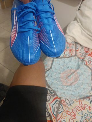 Botas de fútbol Puma azules