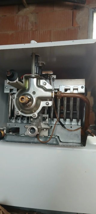 Calentador a gas Edesa blanco