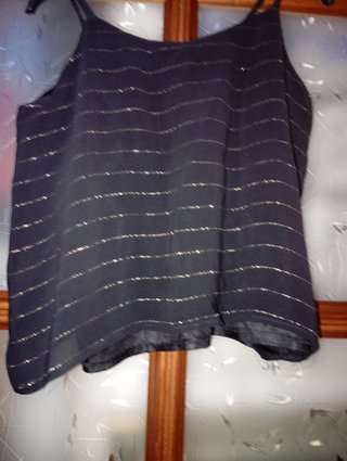 Blusa y top vintage con brillos