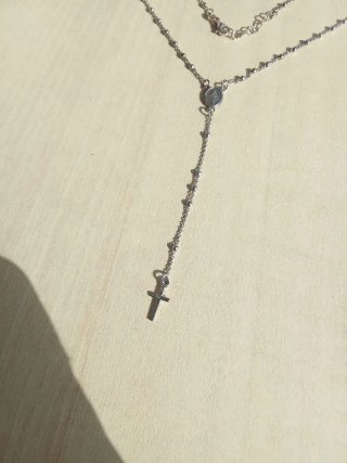 Rosario in argento