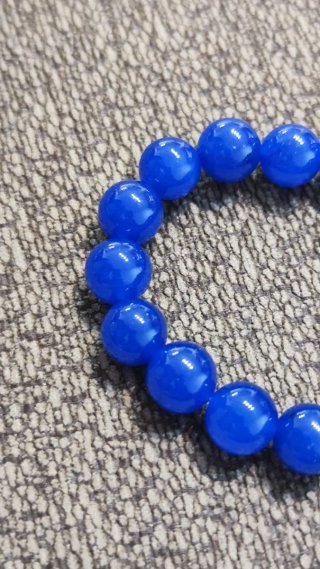 Pulsera de bisutería azul