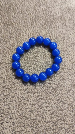 Pulsera de bisutería azul