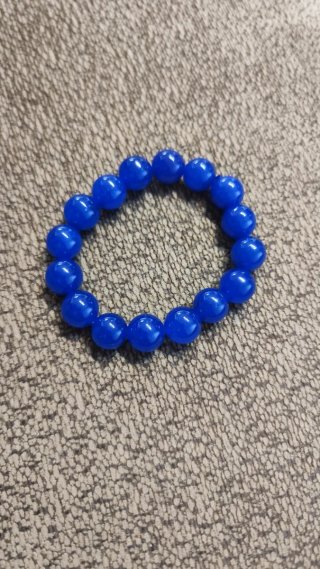 Pulsera de bisutería azul