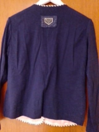 Chaqueta Poupee Chic Azul Marino Elegante