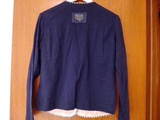 Chaqueta Poupee Chic Azul Marino Elegante