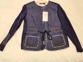 Chaqueta Poupee Chic Azul Marino Elegante