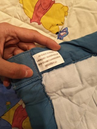 Piumone lettino invernale Winnie the pooh