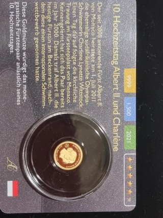 2 Monete d'Oro 999