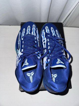 Zapatilla Baloncesto Nike Kobe Azul Huesos