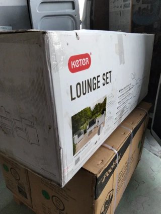 Conjunto de exterior Keter sofá+2 sillones y mesa
