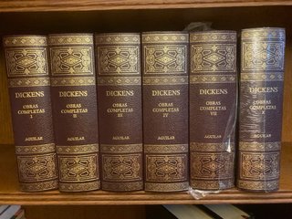Vendo Seis tomos Charles Dickens de obras completa