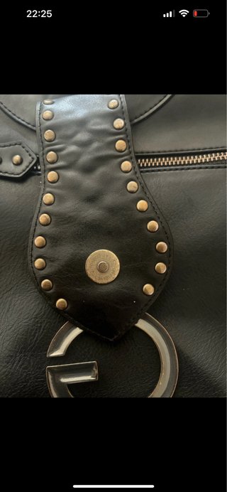Bolso Guess Negro Vintage Tachuelas