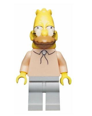 Lego Simpsons Sim012 Abuelo Simpson