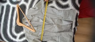 Blazer Naf Naf Lino Gris Claro Talla 40