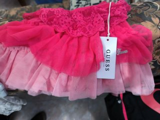 Jersey Guess niña blanco volante Talla 2 años