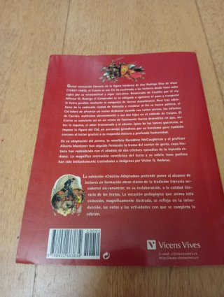 Libro Clásicos adaptados: El Cid