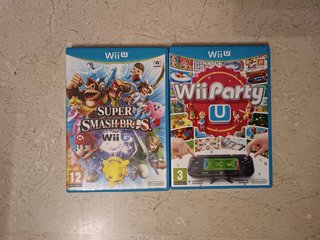 Lote Super Smash Bros Wii U + Wii Party U