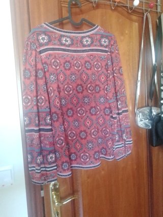 Blusa mujer estampado étnico