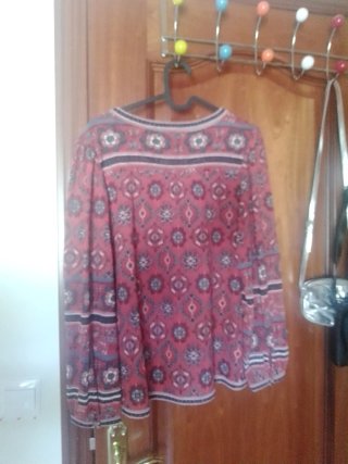 Blusa mujer estampado étnico
