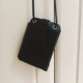 Bolso bandolera acolchado negro