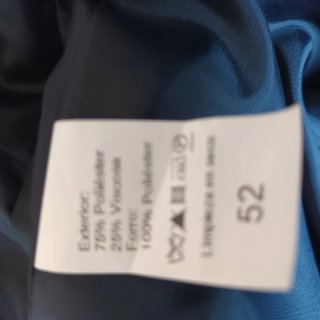 Traje hombre azul marino