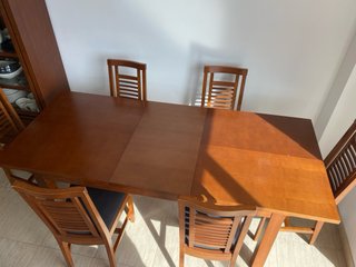 MESA COMEDOR CON 6 SILLAS
