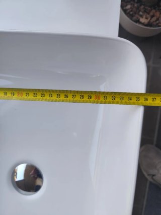 Lavabo sobre mueble porcelana blanco nuevo