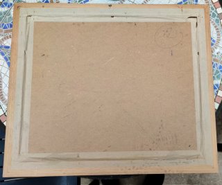 Cuadros óleo sobre tabla Terrazas Café de París