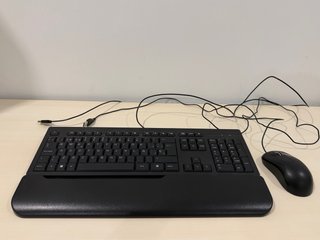 Teclado y Ratón Negro
