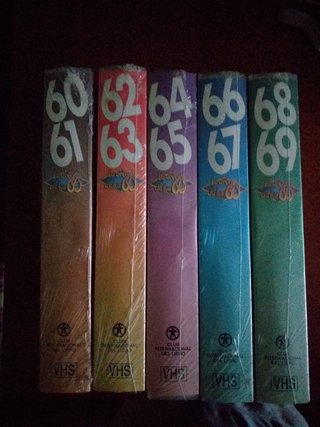5 Cintas VHS La Década de los 60