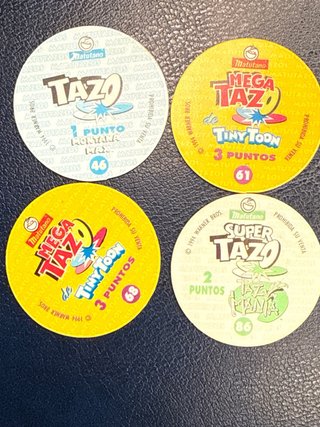 16 Tazos Tiny Toon Mega
