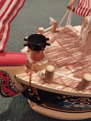 Barco Pirata de Madera