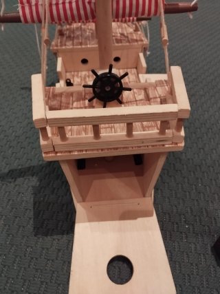 Barco Pirata de Madera
