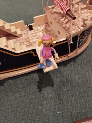 Barco Pirata de Madera