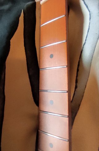 Mástil Arce Tostado Stratocaster Acero decal incl