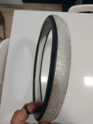 Funda de volante con diamantes