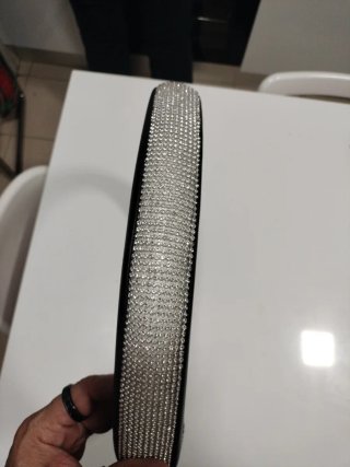Funda de volante con diamantes