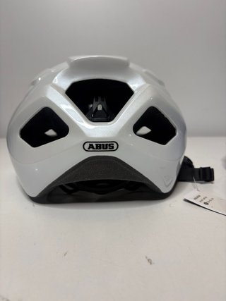 : Casco Ciclismo Abus Macator Blanco Perla Talla L