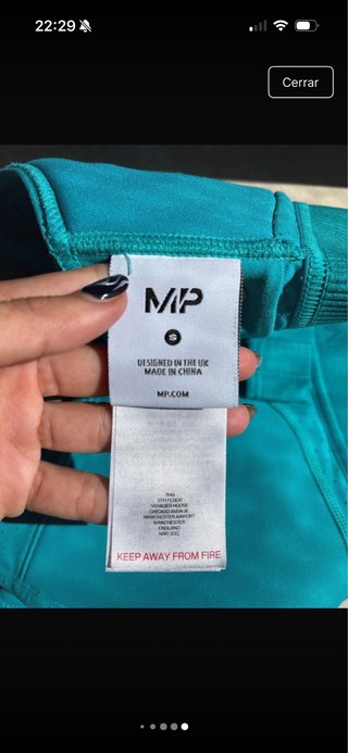 Top deportivo MP azul
